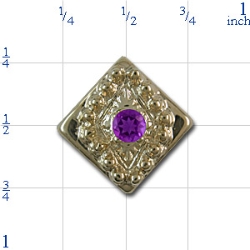 rk307 Amethyst Bracelet Slide 
